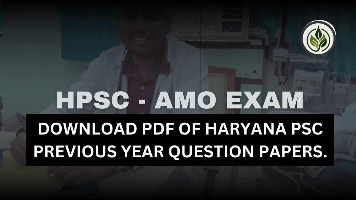 HPSC Previous Year Question Paper