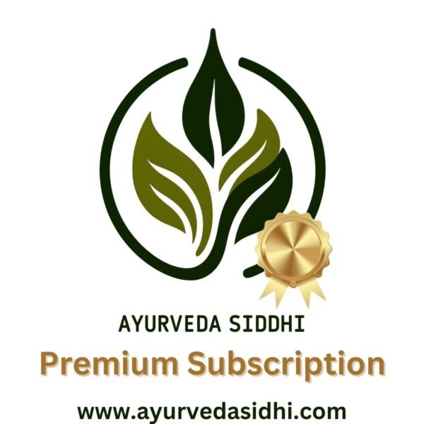 Premium subscription ayurveda sidhi