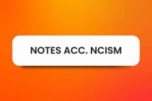 NCISM Based Notes 